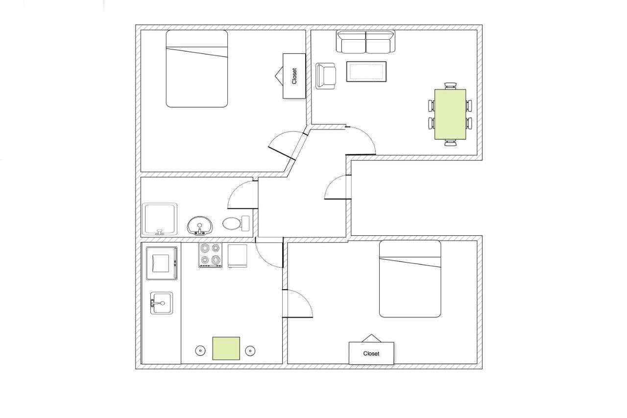 Sanders Lake - Pleasant Two-Bedroom Apartment In Downtown 코펜하겐 외부 사진